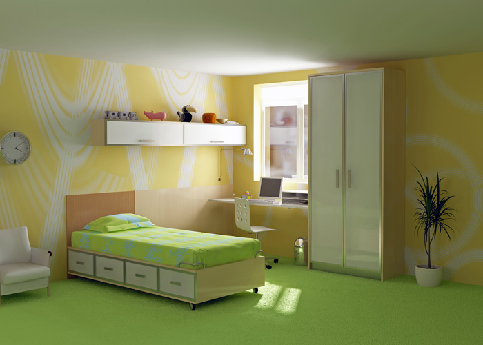 מיטה מעוצבת לחדר ילדים